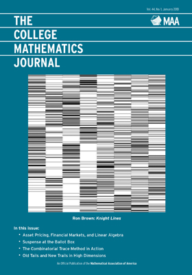 College Mathematics Journal January 2013
