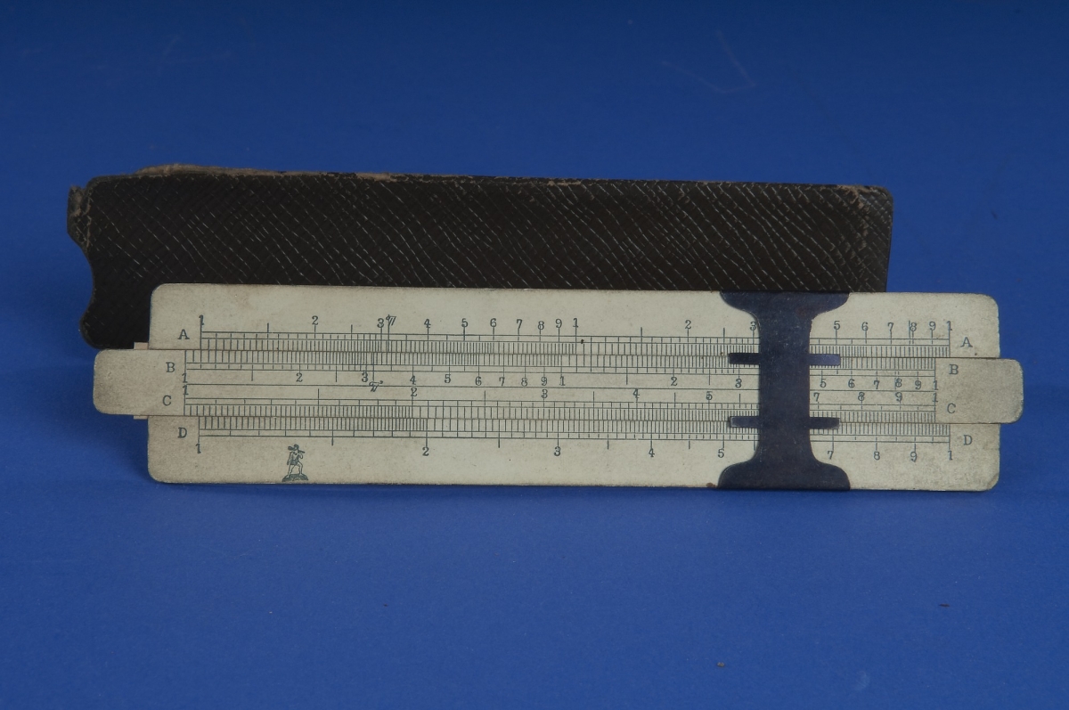 Gebr. Wichmann Mannheim Simplex Slide Rule, pre-1910, collections of the National Museum of American History. 