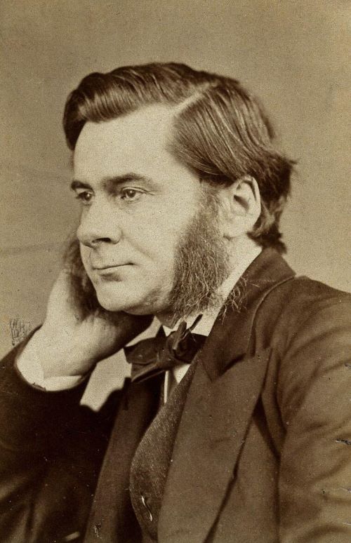 Portrait of Thomas Huxley.