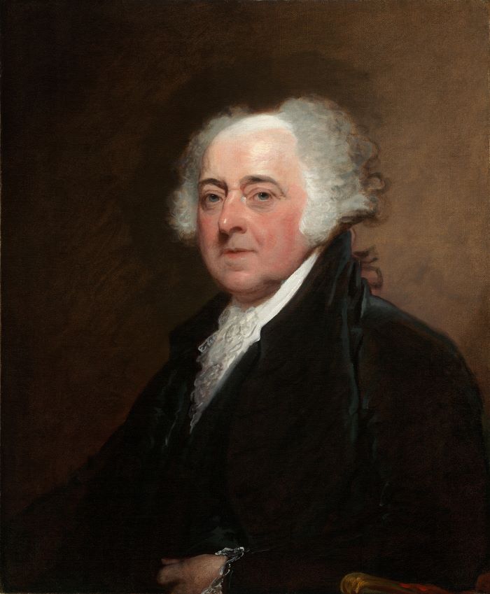 Painting of John Adams by Gilbert Stuart