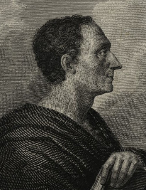 Engraving of Montesquieu