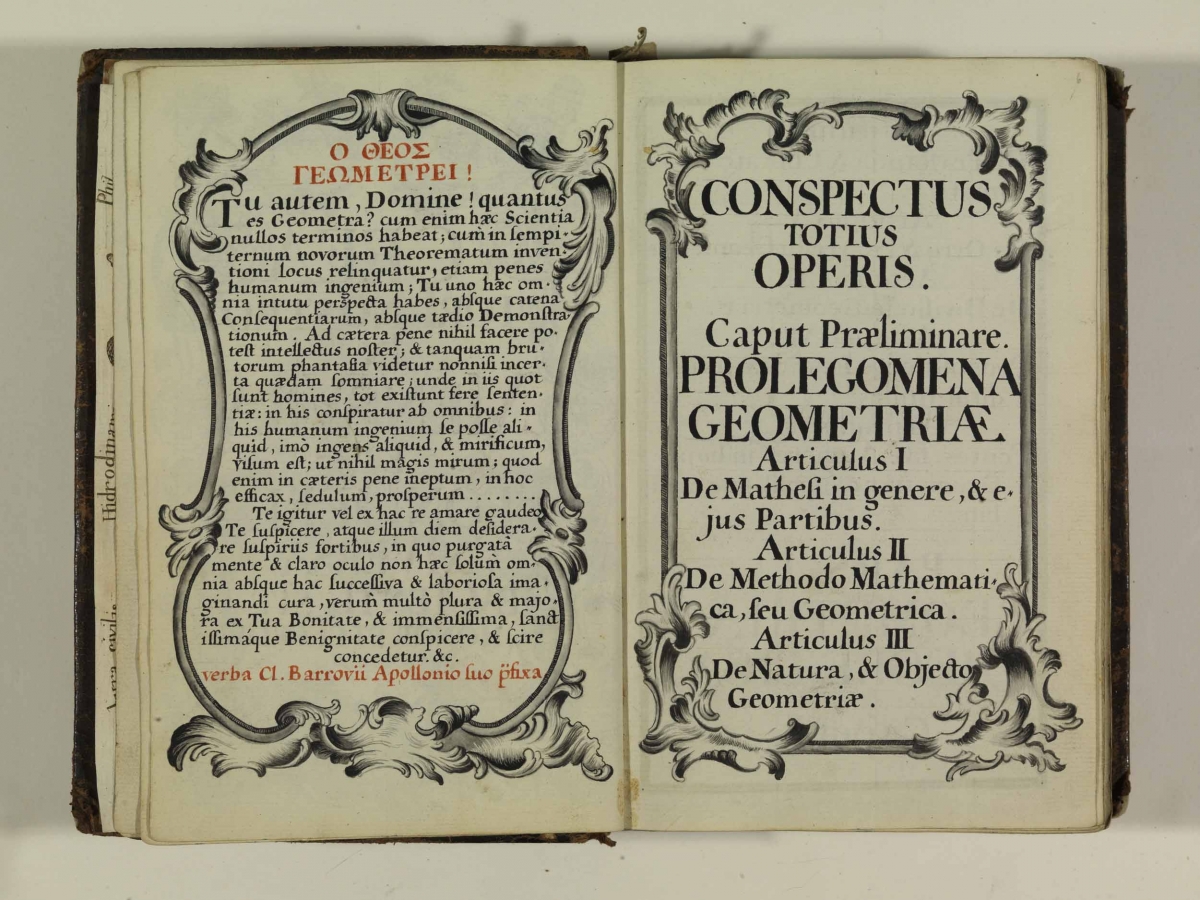 Preface for Johann Baptist Roppelt's 1772 Geometria Theoretica et Practica.