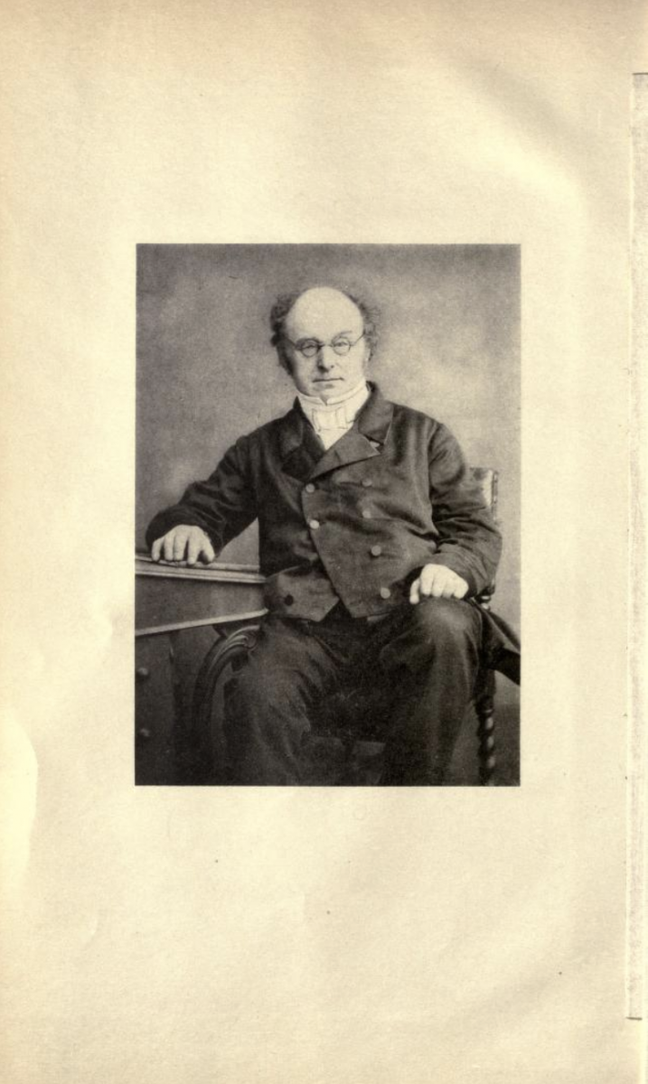 Portrait of De Morgan in volume 2 of D. E. Smith's edition of De Morgan's Budget of Paradoxes (1915).