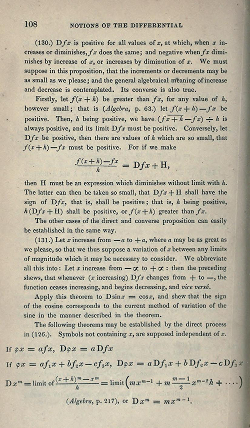Page 108 of Elements of Trigonometry and Trigonometrical Analysis by Augustus De Morgan