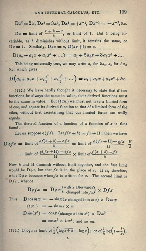 Page 109 of Elements of Trigonometry and Trigonometrical Analysis by Augustus De Morgan