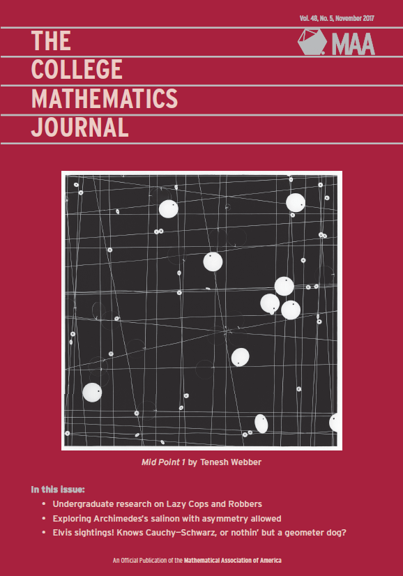 mathematics journal cover letter