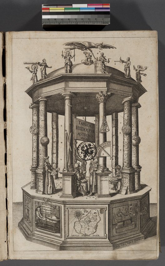 Frontispiece from Kepler's Rudolphine Tables