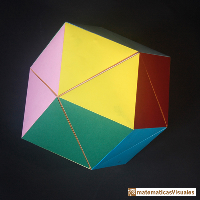 A cube with augmented pyramids.