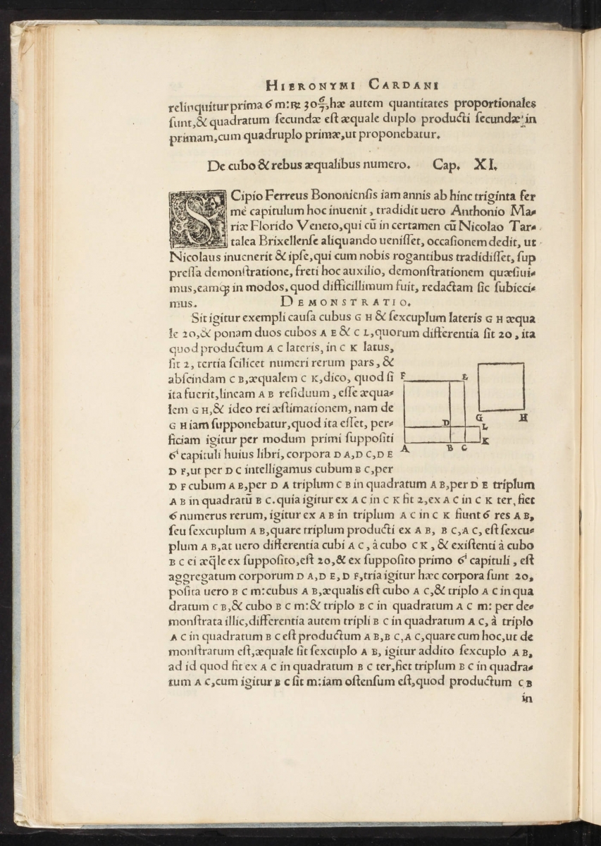 Page 29 of Cardano's 1545 Ars Magna.