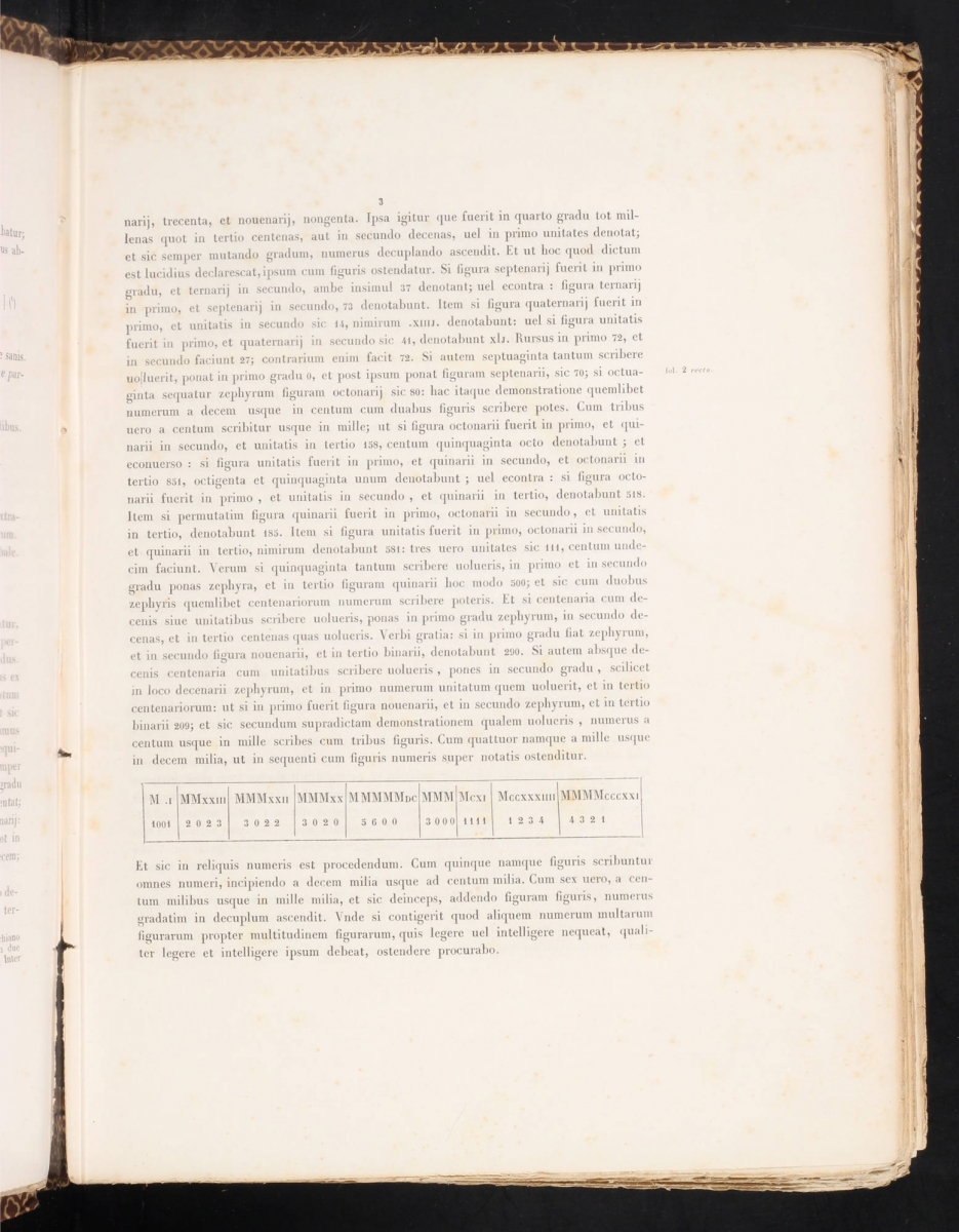 Page 3 from 1857 printing of Fibonacci's Liber abaci.