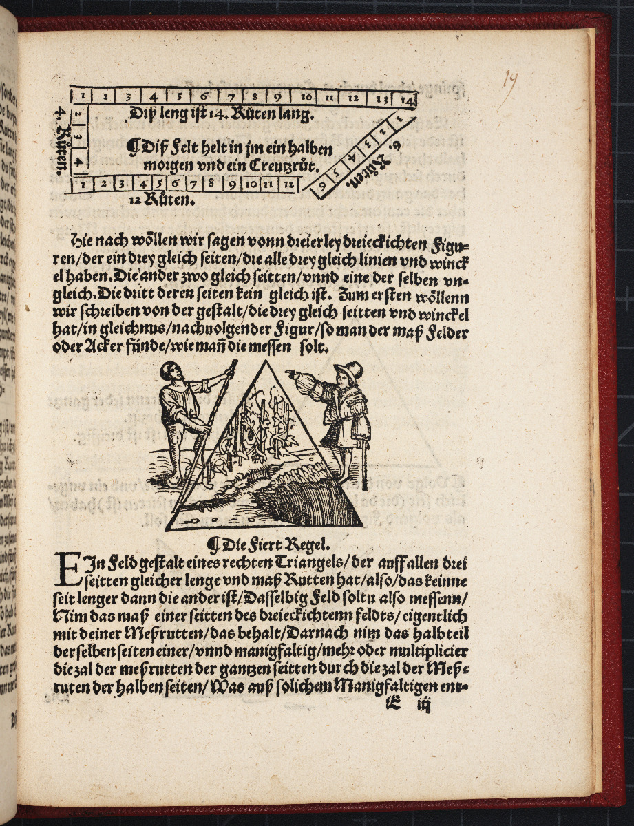 Page from Jacob Köbel's 1535 Geometrei.