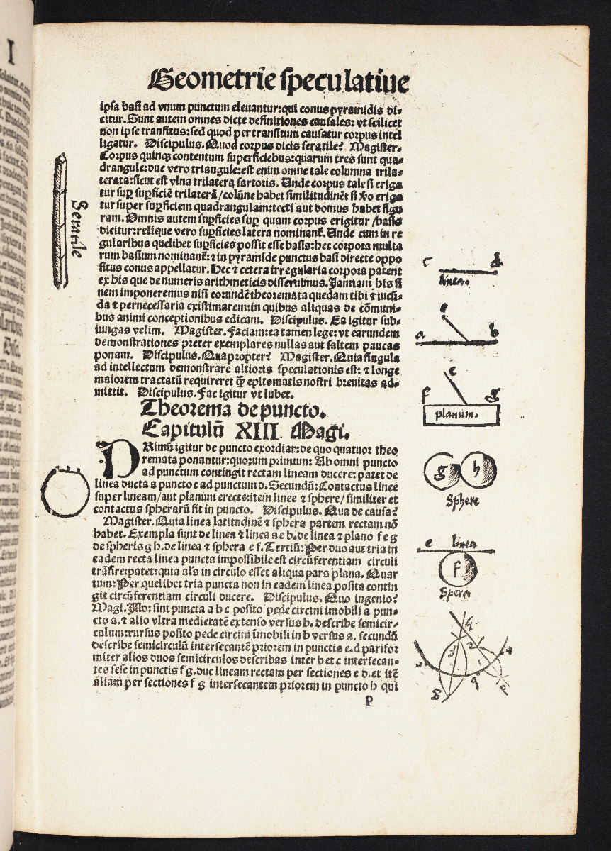 Geometry example from 1517 edition of Gregor Reisch’s Margarita Philosophica.