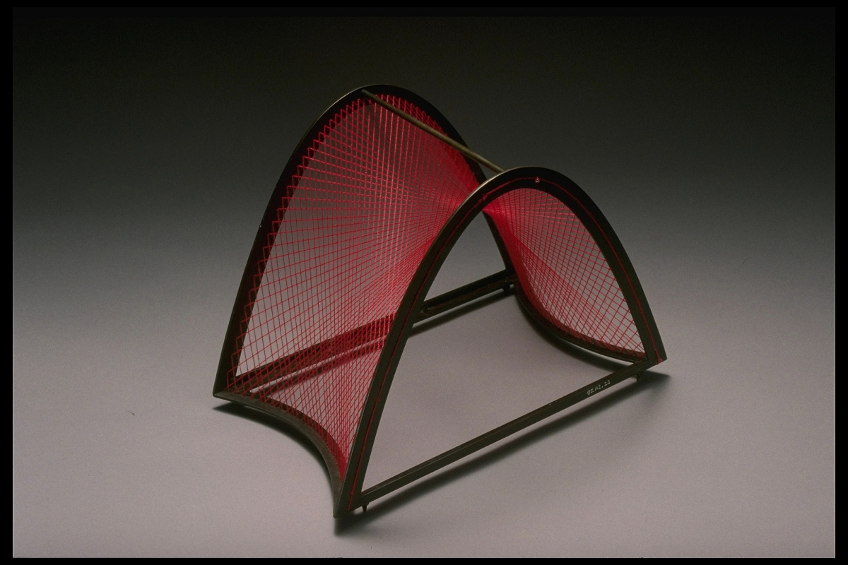 Ludwig Brill's model of a hyperbolic paraboloid, 1892.