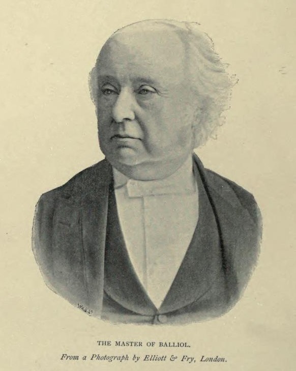 Portrait of Benjamin Jowett, published in 1893.