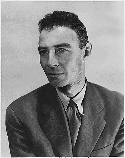 Photograph of Oppenheimer, c. 1944.