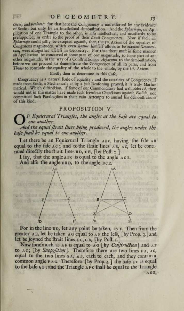 Page 59 of The English Euclide (1705).