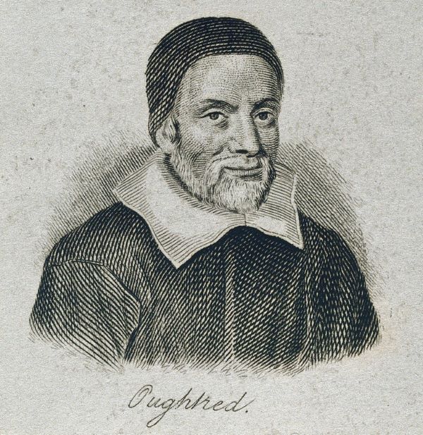 Undated engraving of William Oughtred.