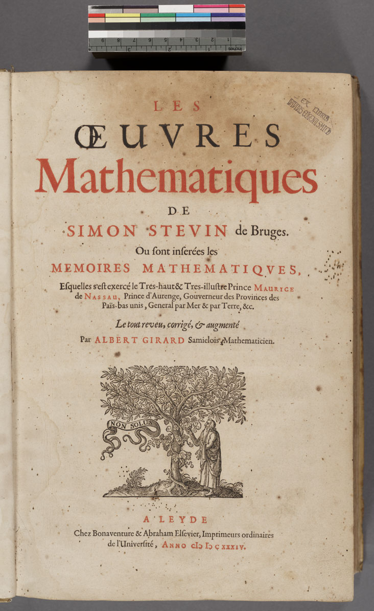 Stevin Title Page