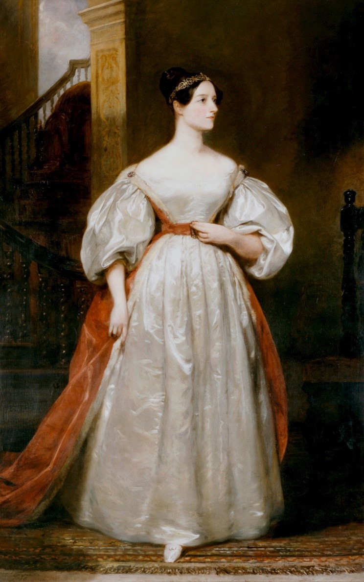 Portrait of Ada Lovelace.