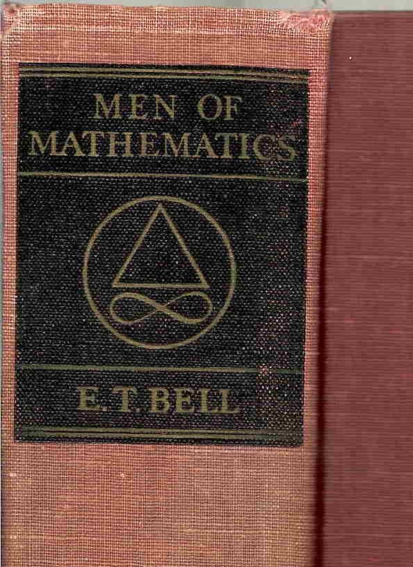 Cover of 1937 Men of Mathematics by E. T. Bell.