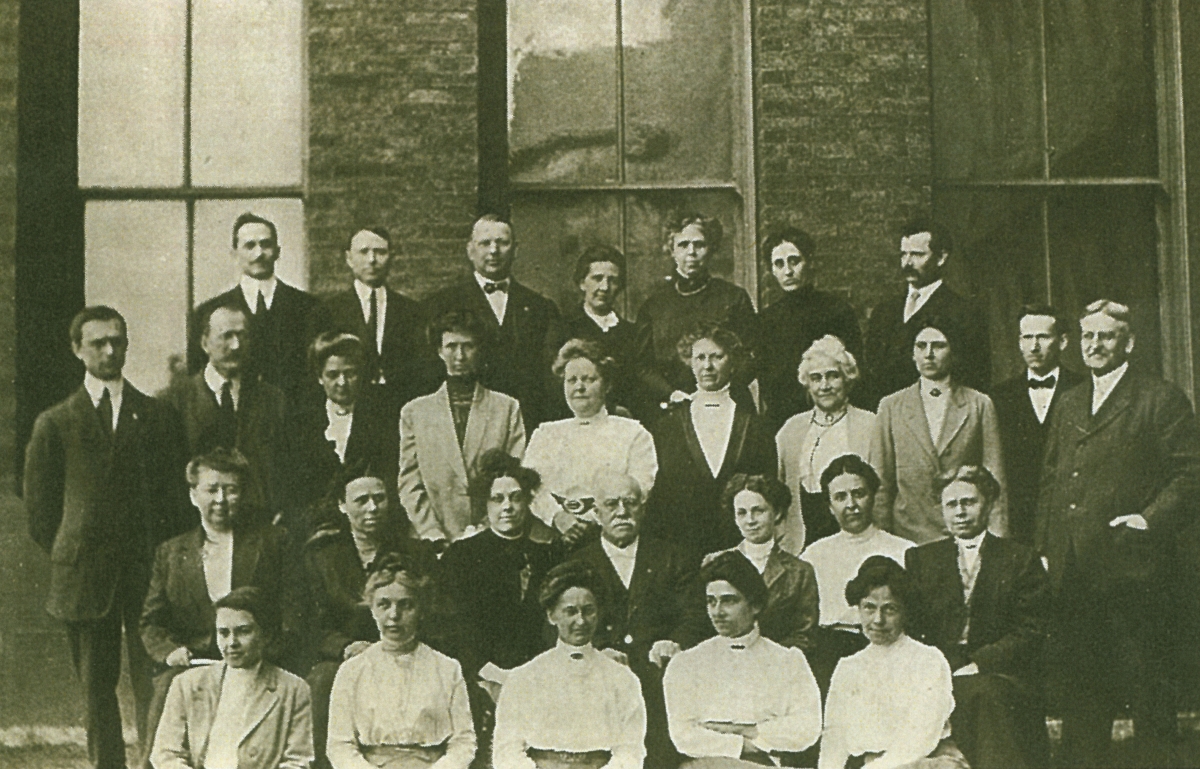 Bowen High School faculty in 1912.