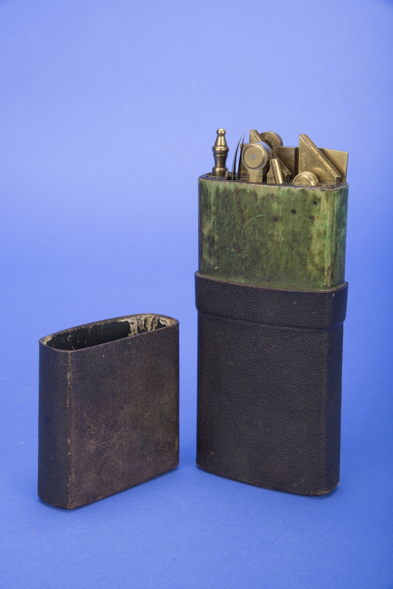 18th-century Pocket Case of Drawing Instruments