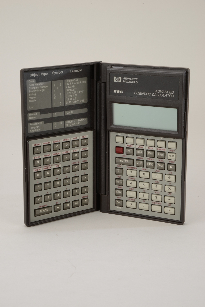Hewlett-Packard HP-28S Handheld Electronic Calculator from the Centennial Meeting of the AMS