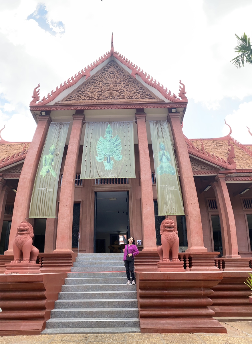 Exterior of the National Museum of Cambodia.