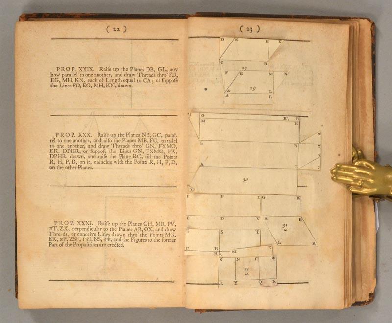 Pages 22-23 of 1728 second edition of John Keill's Euclid.