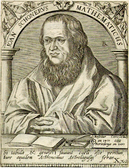 Portrait of Johannes Schöner by Jean-Jacques Boissard.