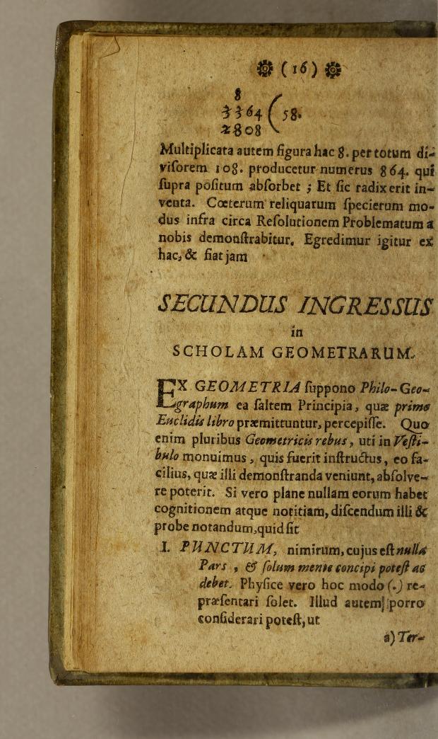 Page 16 from Hieronymus Ditzel's 1716 Geographiae.