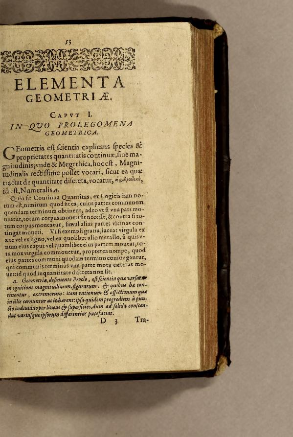 Page 53 from 1621 printing of Bartholomaeus Keckermann's Systema compendiosum totius mathematices. 
