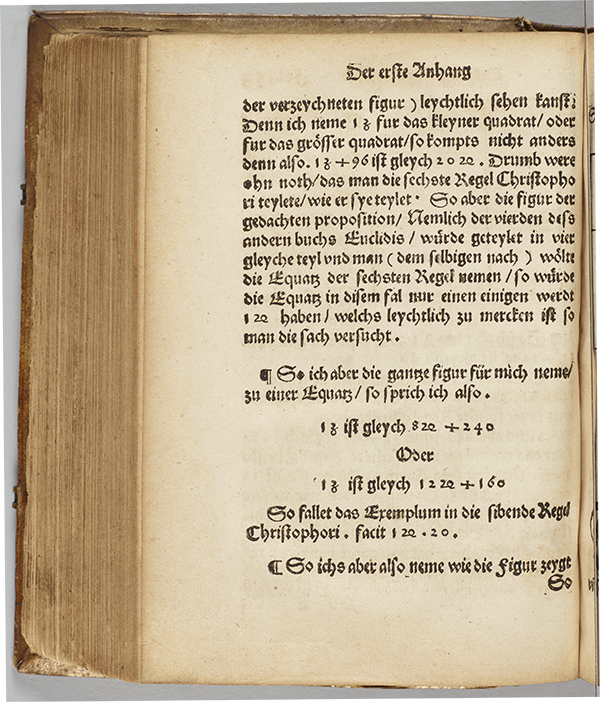 Folio 159 (verso) from 1553 edition of Christoff Rudolff's Die coss.