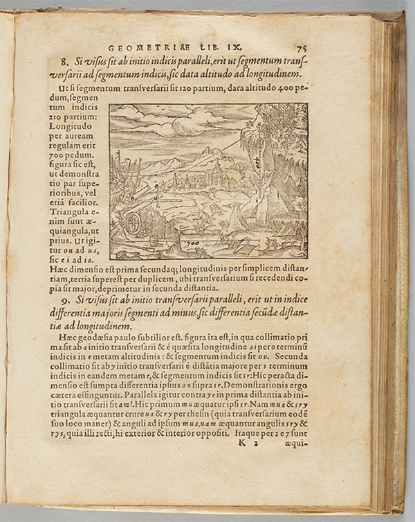 Page 75 of Peter Ramus's 1580 Arithmeticae libri duo: Geometriae septem et viginti
