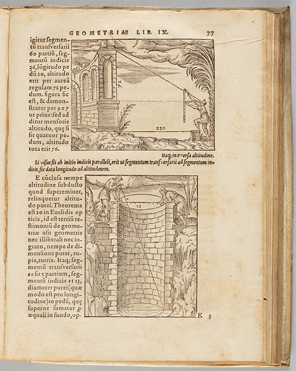 Page 77 from Peter Ramus's 1580 Arithmeticae libri duo: Geometriae septem et viginti