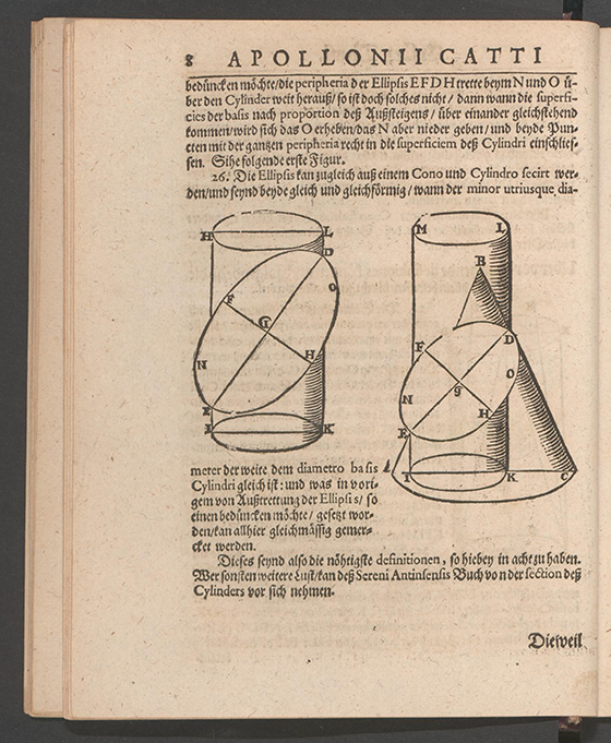 Page 8 of Apollonius Cattus oder ... Geometriae by Benjamin Bramer and Jost Burgi, 1684