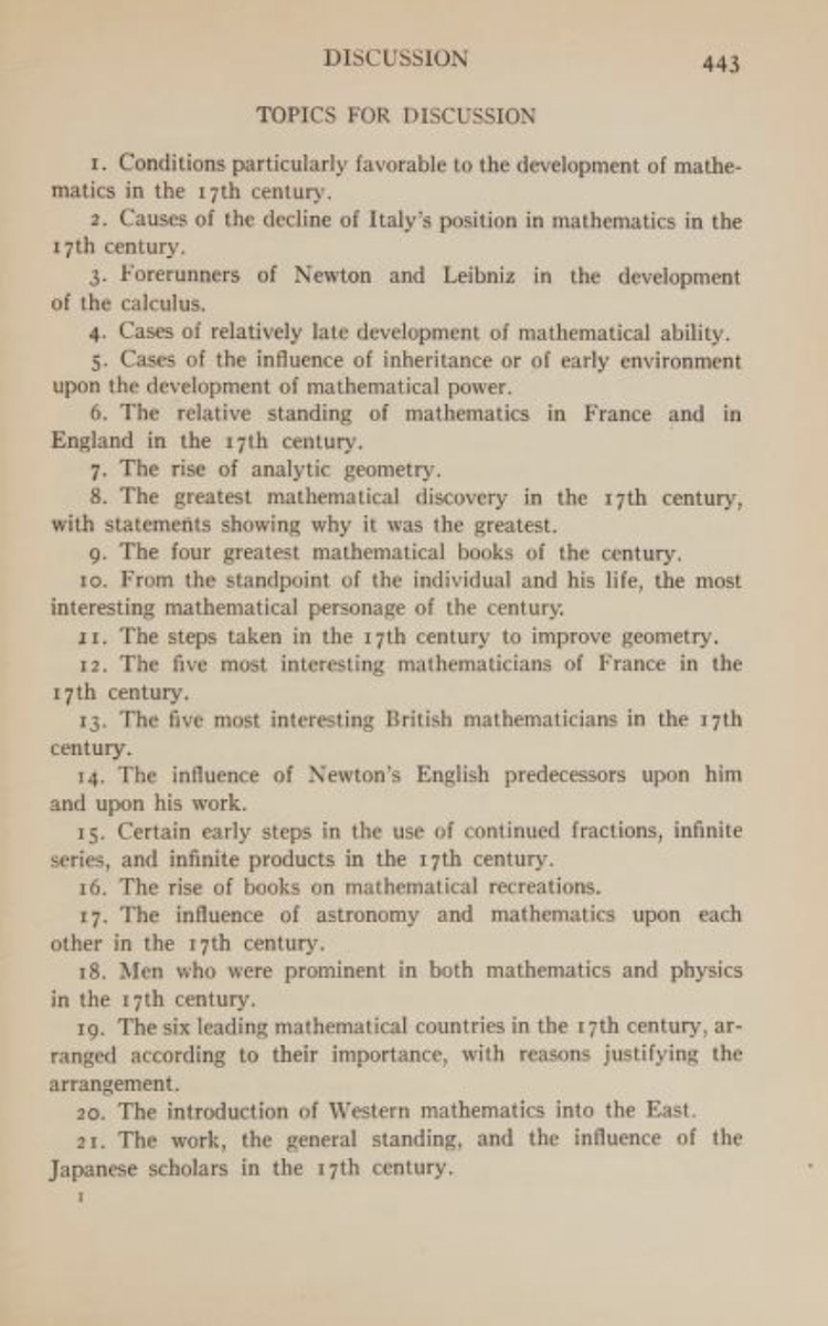 Page 443 from D. E. Smith's 1923 History of Mathematics.