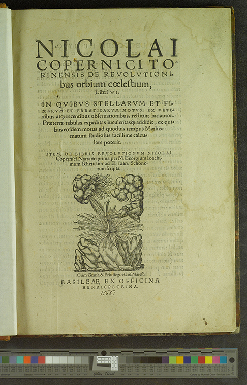 Title page of De revolutionibus