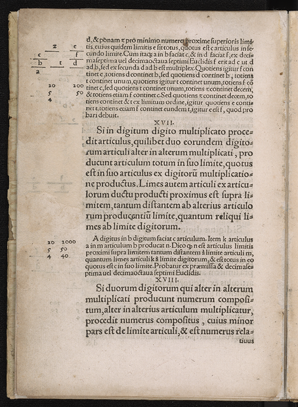 Page 10 of Algorithmus Demonstratus, Regiomontanus, 1534
