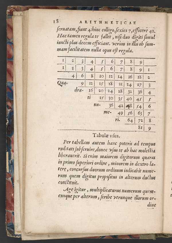 Page 18 of Arithmeticae practicae by Gemma Frisius, 1556