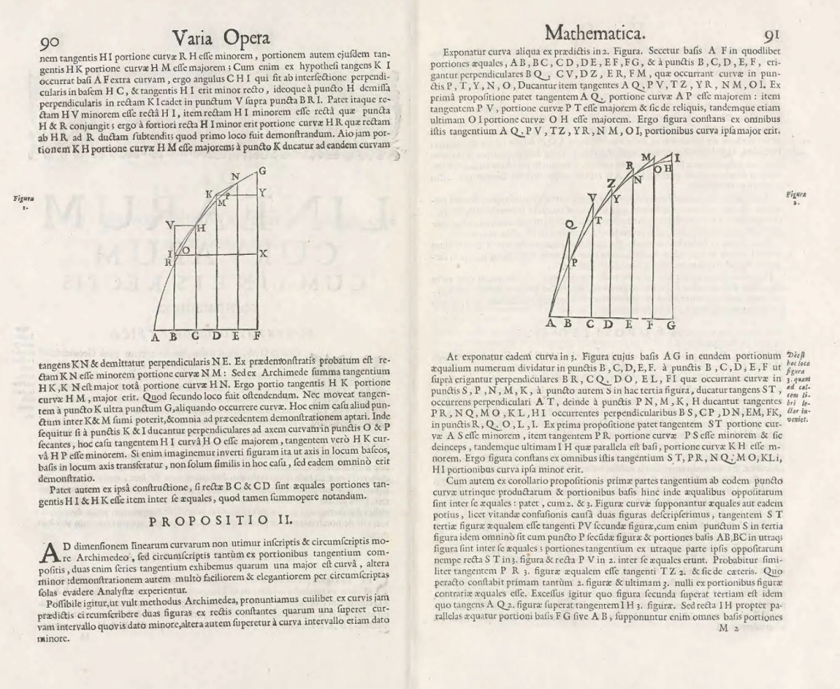 Pages 90-91 from Fermat's 1679 Varia Opera Mathematica.