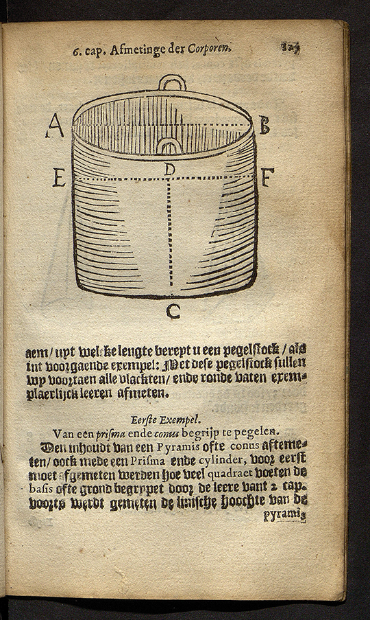 Page 125 of  Manuale arithmetice et geometrie practice by Adriaan Metius, 1634