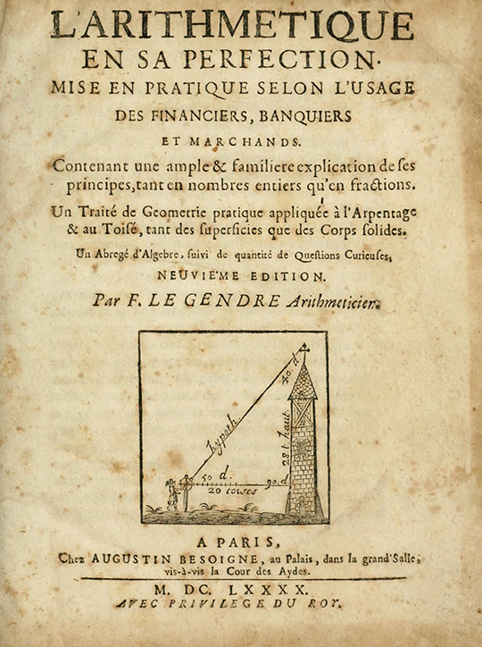 Title page for 1690 edition of The Arithmetic in its Perfection.