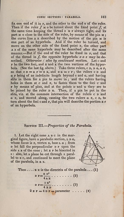 Page 163 from Olinthus Gregory's Mathematics for Practical Men.