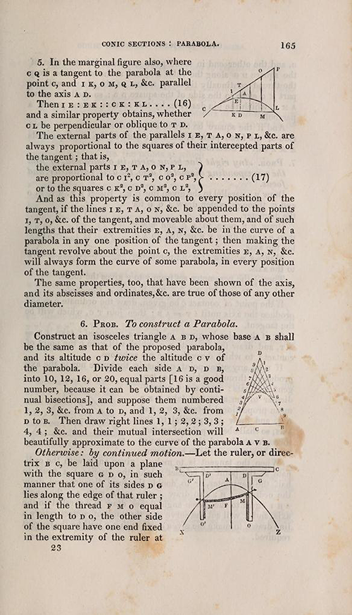 Page 165 of Olinthus Gregory's Mathematics for Practical Men.