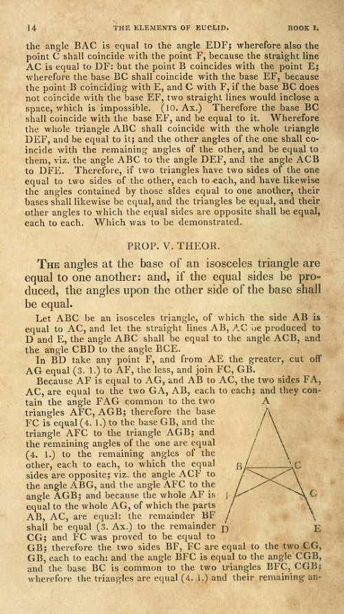 Page 14 of Elements of Euclid by Robert Simson (1834)