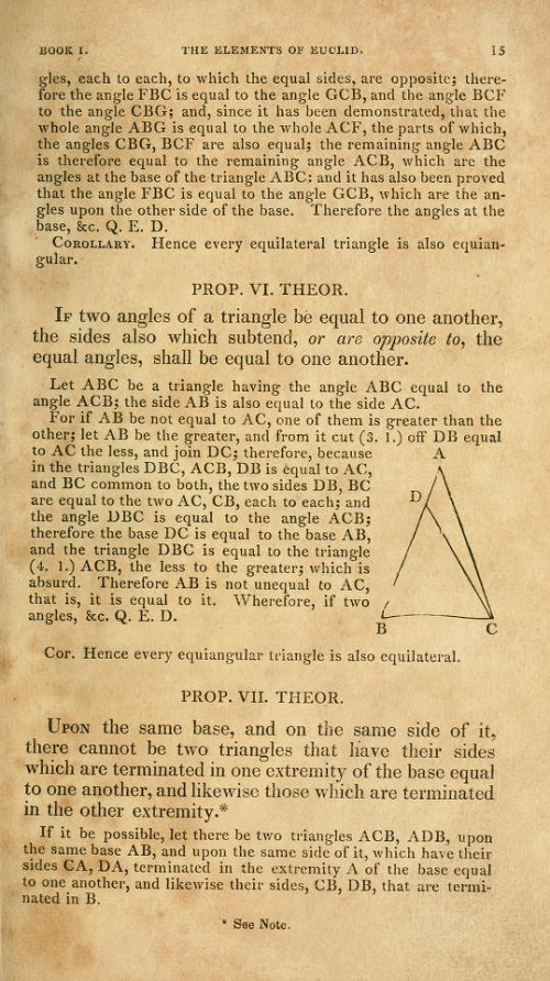 Page 15 of Elements of Euclid by Robert Simson (1834)