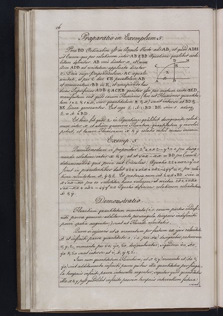 Page 16 from manuscript copy of Newton’s Artis analyticae specimina.