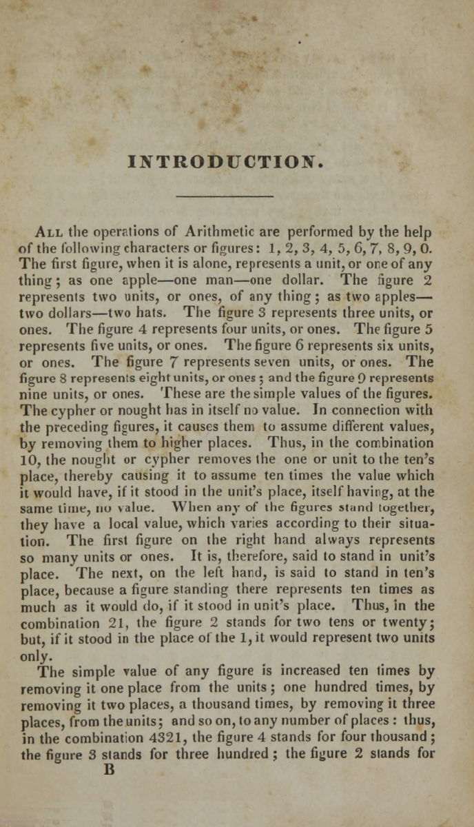 Page 9 from Joab Cooper's 1830 The Scholar's Assistant.