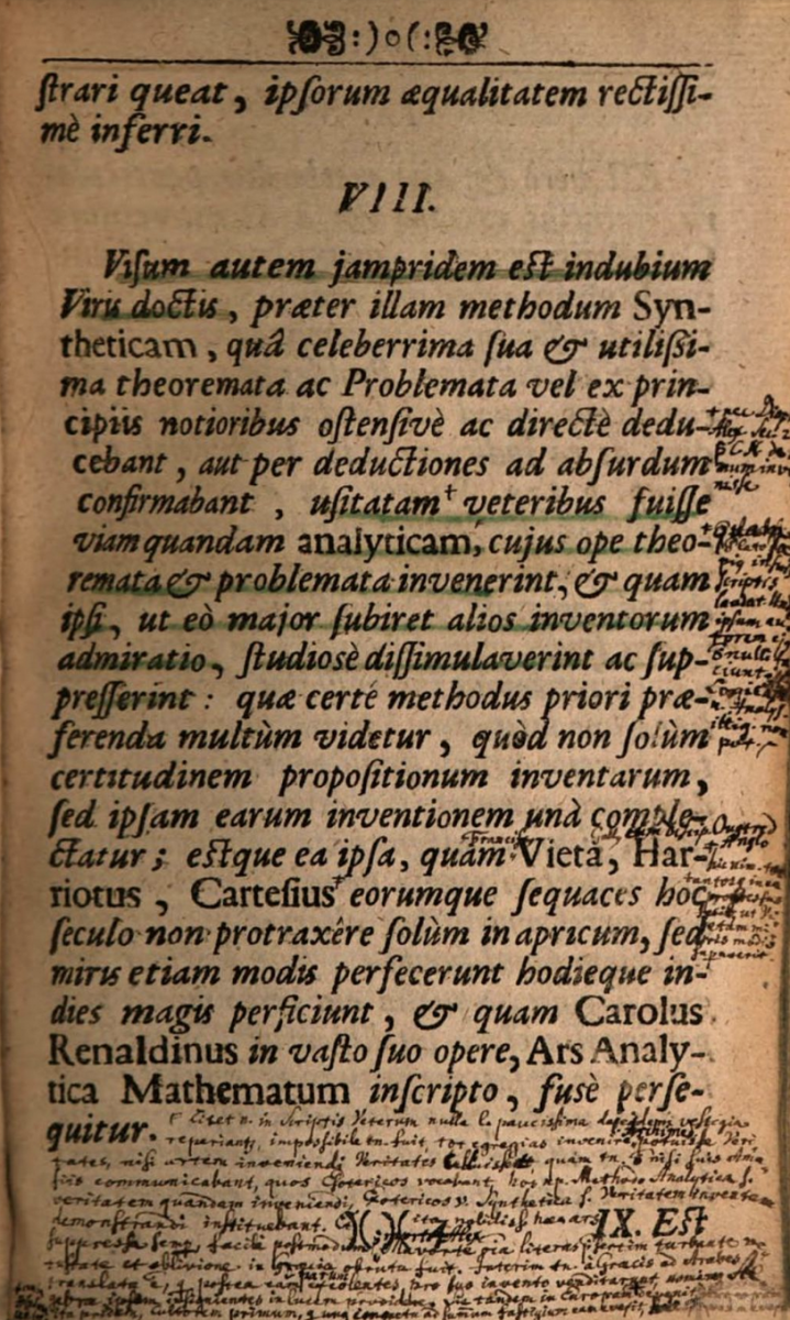 Introductory Note 8 from the author in Sturm's Mathesis Enucleata (1689).